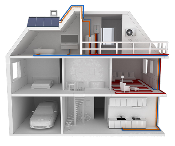 Diagram dvojne emajlirane tuljave-solarnega-rezervoarja-namestitev-sistem